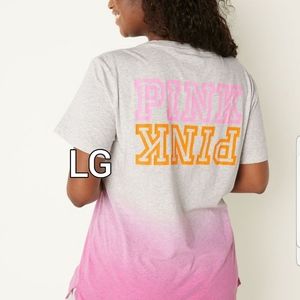 SZ LG VS PINK CAMPUS TEE NIP